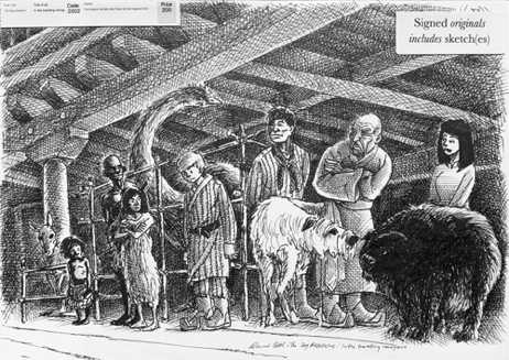 'In the travelling menagerie'
From 'The Dog Assassins'.
$NZ200 (approx $US133, £102, €112) 'In the travelling menagerie'
From 'The Dog Assassins'.
$NZ200 (approx $US133, £102, €112)